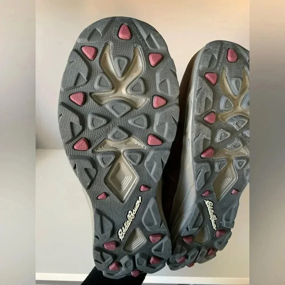 NEW Eddie Bauer Brown Leather Lined “Lodge Boot” -8 - Picture 8 of 8